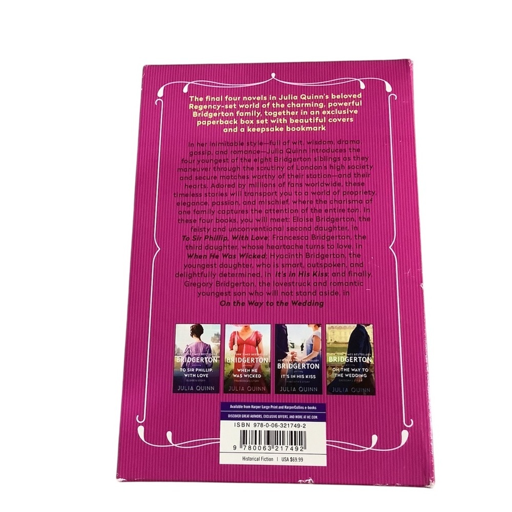 Bridgerton Book Set 5 through 8 by Julia Quinn - Picture 5 of 6